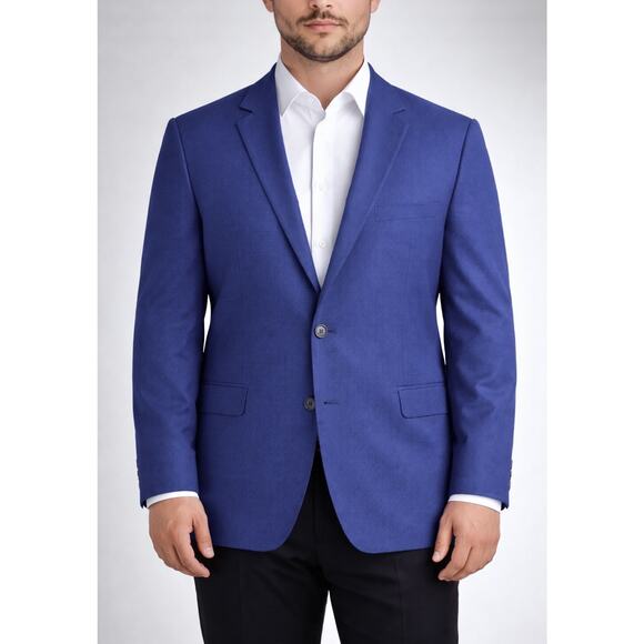 Johnny Bigg Other - Johnny Bigg Royal Diego Textured Stretch Suit Jacket Blue Size 58